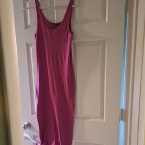 Oodji Elegant Fuchsia Midi Dress
